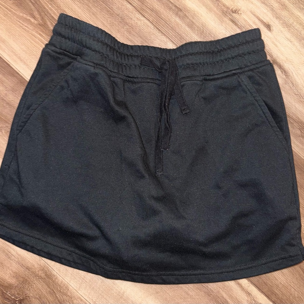 Black Drawstring Skirt